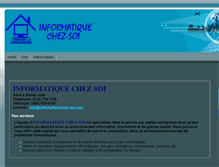 Tablet Screenshot of informatiquechez-soi.com